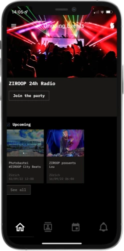 ziroop app, screenshot2
